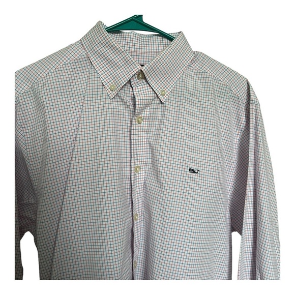 Vineyard Vines Men's Whale Shirt Long Sleeve Button Up Slim Fit Collar Large - Picture 2 of 7